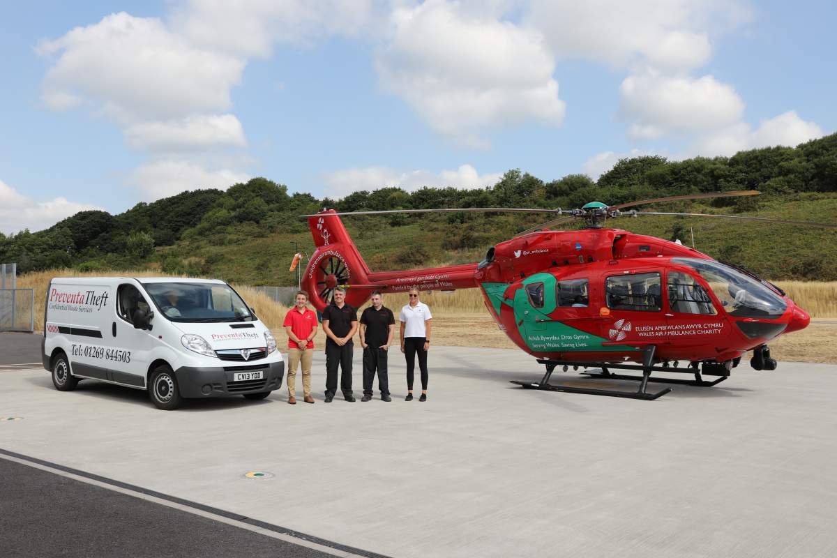 Supporting Wales Air Ambulance - PreventaPest Limited